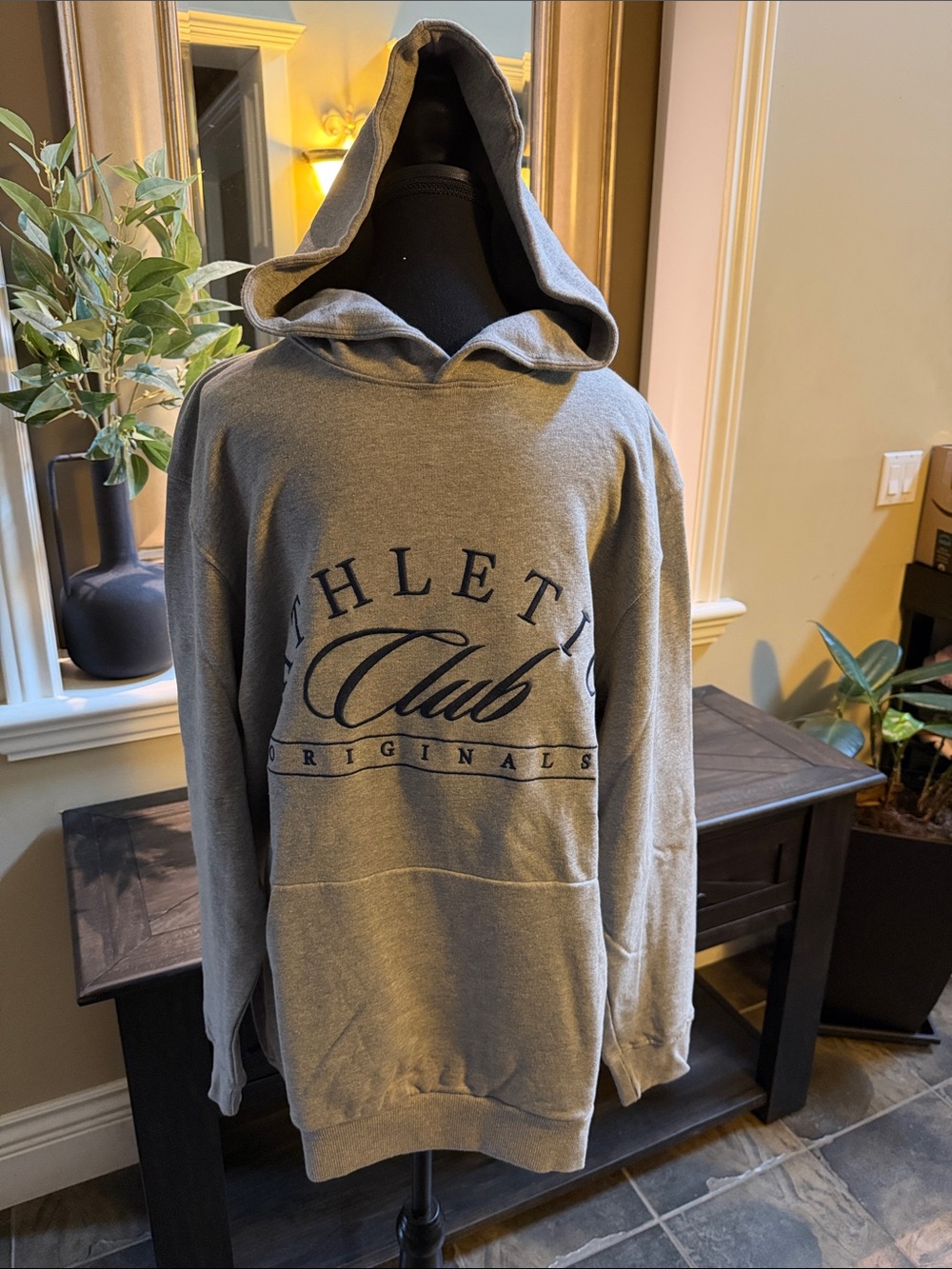 Jack & Jones Gray Athletic Club Pullover Hoodie